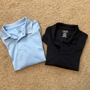 Boy’s Long Sleeve Polo Shirt - Pair